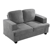 Modern Loveseat, Comfortable 2 Seater Couch With Deep Seating, Loose Back Cushions, Wide Arms - R&R Furniture Gallery (Fountain Valley, CA)