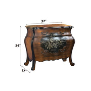 Roma - 37" Chest - Oak & Antique Black - R&R Furniture Gallery (Fountain Valley, CA)