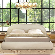 Archie Puffy Grounded - Upholstered Platform Bed - R&R Furniture Gallery (Fountain Valley, CA)