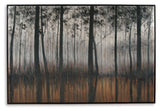 Philyra - Wall Art - Black / Orange / Silver - R&R Furniture Gallery (Fountain Valley, CA)