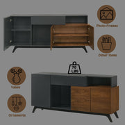 Destin - Server - Walnut - R&R Furniture Gallery (Fountain Valley, CA)