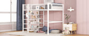 Loft Bed With 4 Tier Shelves And Storage - R&R Furniture Gallery (Fountain Valley, CA)