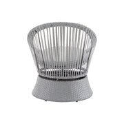 Modern Swivel Wicker Lounge Chair With Round Design - R&R Furniture Gallery (Fountain Valley, CA)