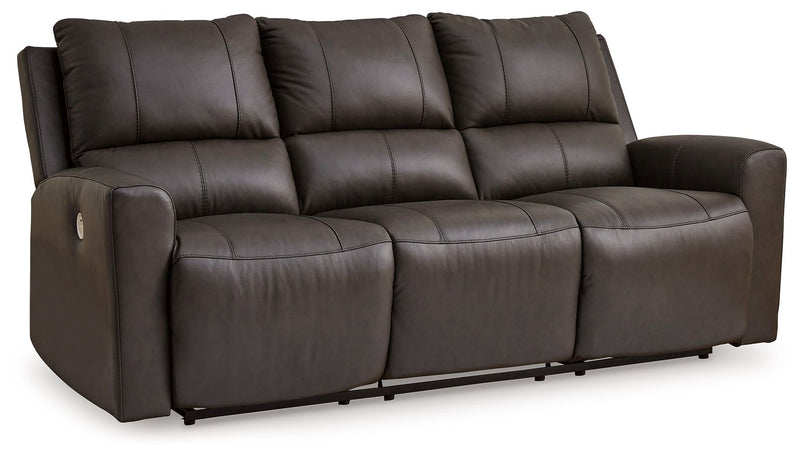 Boxmere - Reclining Power Sofa - Storm - R&R Furniture Gallery (Fountain Valley, CA)