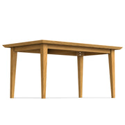Contemporary Colby dining table by Simpli-Home with sleek wooden surface and sturdy legs, ideal for modern dining rooms.