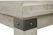 Carynhurst - Rectangular End Table - White Wash Gray - R&R Furniture Gallery (Fountain Valley, CA)