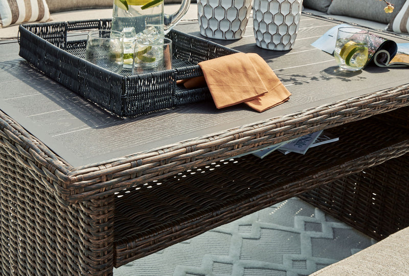 Brook Ranch - Rect Multi-use Table - Brown - R&R Furniture Gallery (Fountain Valley, CA)