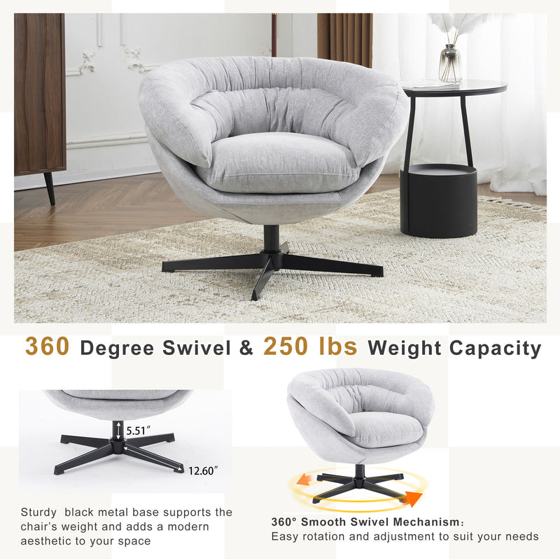 Modern Office Chair With 360 Degree Swivel - R&R Furniture Gallery (Fountain Valley, CA)