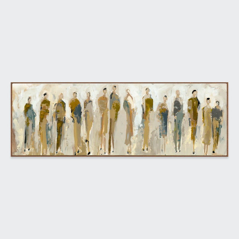 Mass - 72" x 24" Painting Art By Buddy Whitlock - Neutral - R&R Furniture Gallery (Fountain Valley, CA)