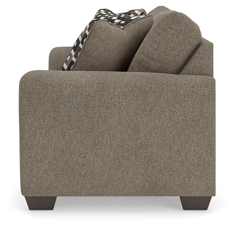 Triston-Peaks - Loveseat - Suede - R&R Furniture Gallery (Fountain Valley, CA)