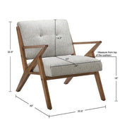 Rocket - Lounge Chair - Light Gray - R&R Furniture Gallery (Fountain Valley, CA)