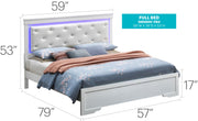 LED Elegant Bed - R&R Furniture Gallery (Fountain Valley, CA)
