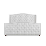 Marcella - Upholstered Shelter Headboard Bed Set - R&R Furniture Gallery (Fountain Valley, CA)