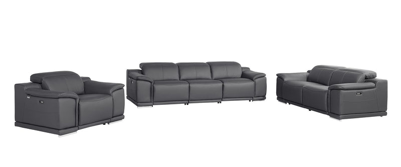 9762 - 6-Piece Modular Power Reclining Sofa, Loveseat And Chair Set With 6 Power Recliners In