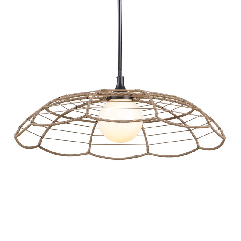 Lakeside - Indoor-Outdoor 1 Light Pendant - Black