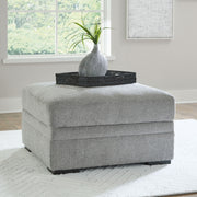Casselbury - Ottoman With Storage - Cement - R&R Furniture Gallery (Fountain Valley, CA)