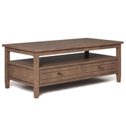 Warm Shaker - Coffee Table With Functional Storage - R&R Furniture Gallery (Fountain Valley, CA)