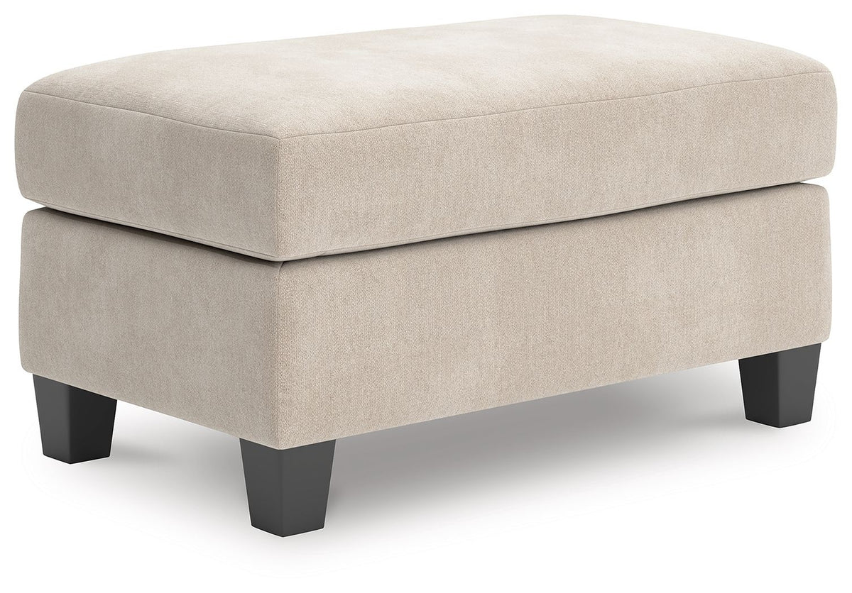Willarae - Ottoman - Taupe - R&R Furniture Gallery (Fountain Valley, CA)