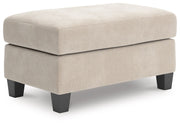 Willarae - Ottoman - Taupe - R&R Furniture Gallery (Fountain Valley, CA)
