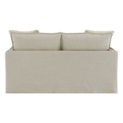 Upendo - Loveseat With 2 Pillows - Beige Linen - R&R Furniture Gallery (Fountain Valley, CA)