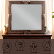 Andria - Mirror - Reclaimed Oak - R&R Furniture Gallery (Fountain Valley, CA)