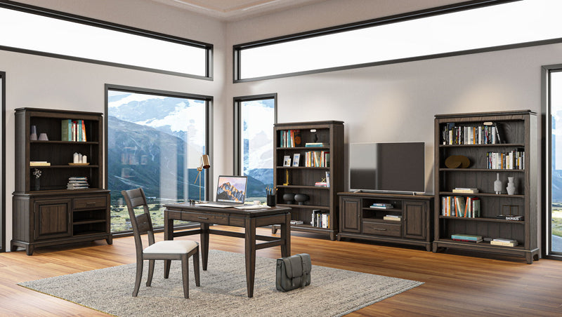 2 Shelf Bookcase Hutch - Chocolate - R&R Furniture Gallery (Fountain Valley, CA)