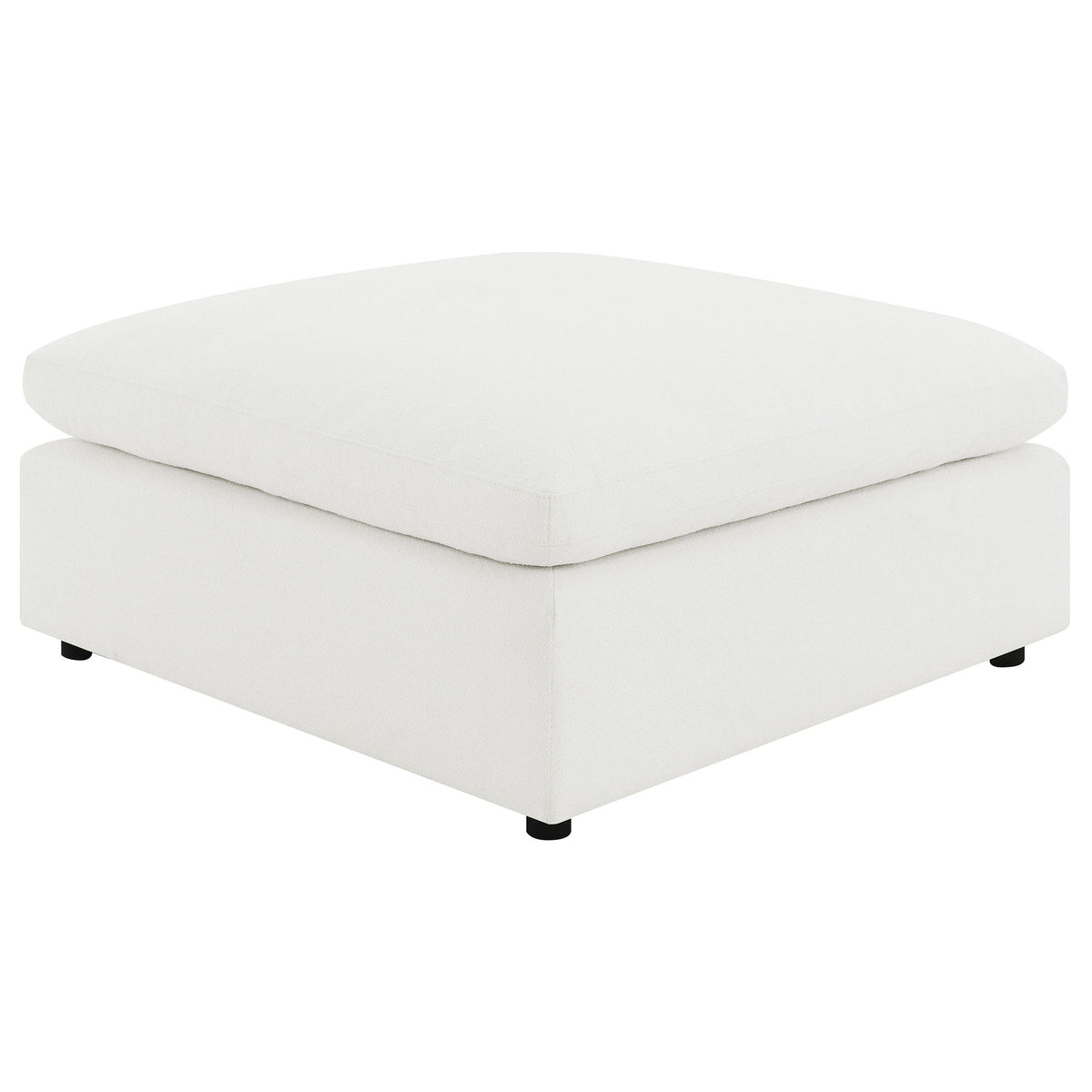 Segoura - 6 Piece Upholstered Modular Sectional With Ottoman - Ivory