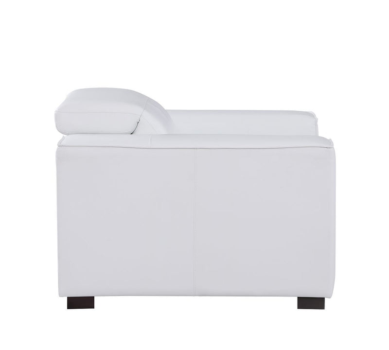 1208 - Leather Power Reclining Chair With Power Headrest
