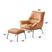 Jabel - Accent Chair & Ottoman - R&R Furniture Gallery (Fountain Valley, CA)