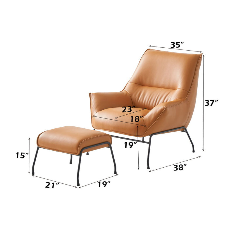 Jabel - Accent Chair & Ottoman - R&R Furniture Gallery (Fountain Valley, CA)