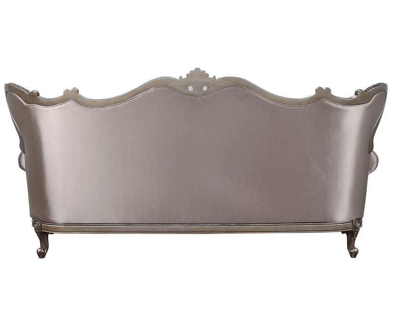 Jayceon - Sofa With 5 Pillows - Fabric & Champagne - R&R Furniture Gallery (Fountain Valley, CA)