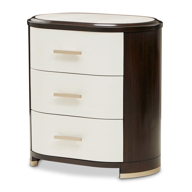 Paris Chic - Nightstand - Espresso Brown - R&R Furniture Gallery (Fountain Valley, CA)
