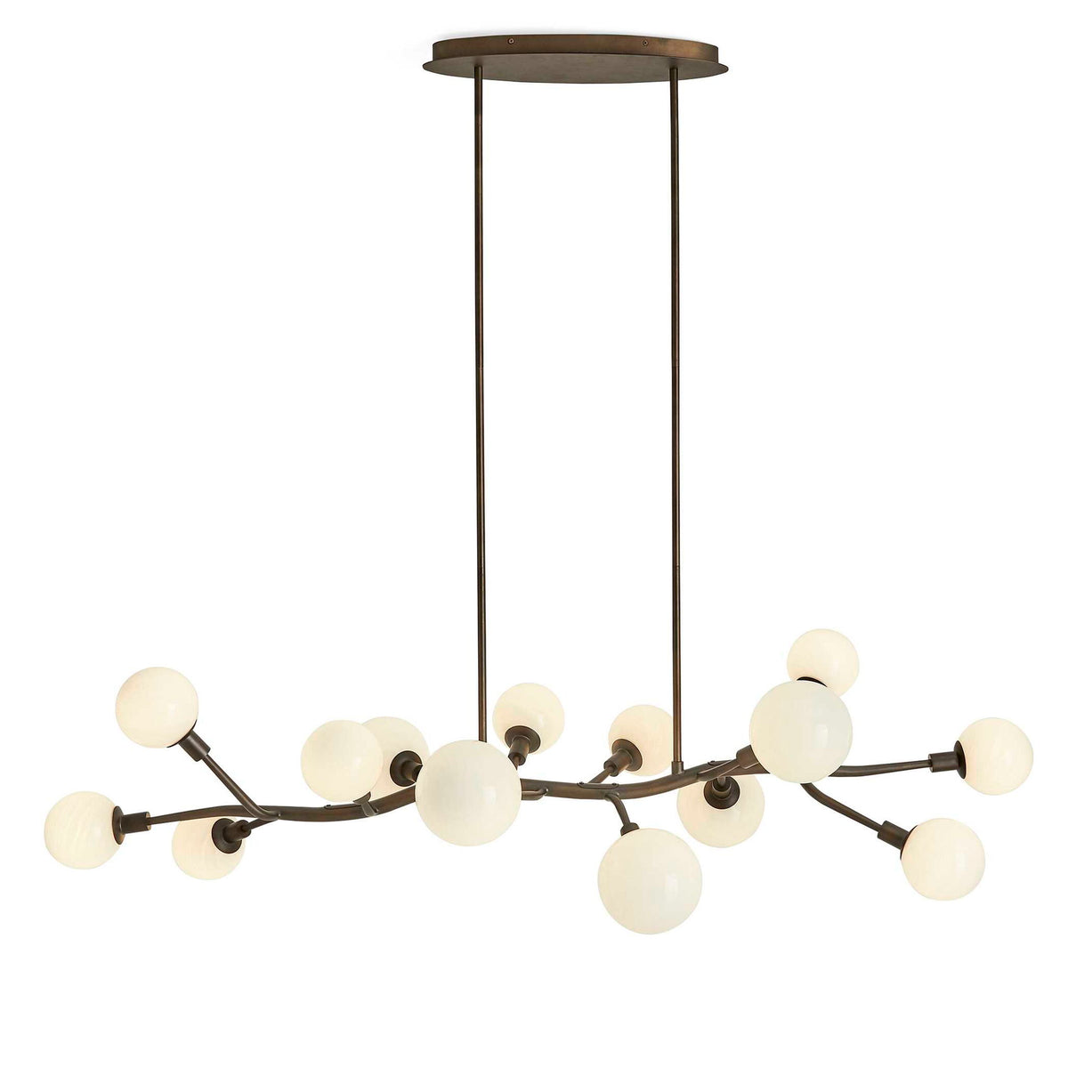 Meandering - 14 Light Pendant