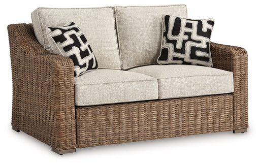 Beachcroft - Loveseat With Cushion - Beige - R&R Furniture Gallery (Fountain Valley, CA)