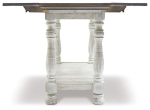 Havalance - Flip Top Sofa Table - Gray / White - R&R Furniture Gallery (Fountain Valley, CA)