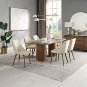 Willene - Dining Table With Ceramic Top - R&R Furniture Gallery (Fountain Valley, CA)
