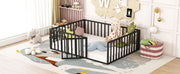 Metal Floor Bed Frame With Fence And Door - R&R Furniture Gallery (Fountain Valley, CA)