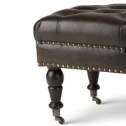 Henley - Tufted Ottoman Bench - Distressed Brown - R&R Furniture Gallery (Fountain Valley, CA)