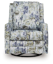 Dustinford - Swivel Glider Accent Chair - Multi - R&R Furniture Gallery (Fountain Valley, CA)
