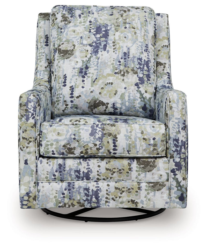 Dustinford - Swivel Glider Accent Chair - Multi - R&R Furniture Gallery (Fountain Valley, CA)