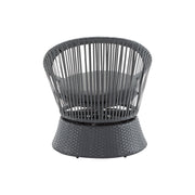 Modern Swivel Wicker Lounge Chair With Round Design - R&R Furniture Gallery (Fountain Valley, CA)