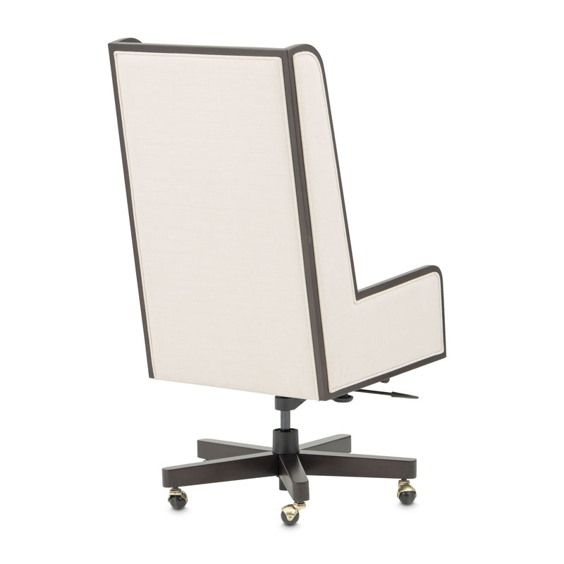 Belmont Place - Swivel Desk Chair - Espresso / Cream