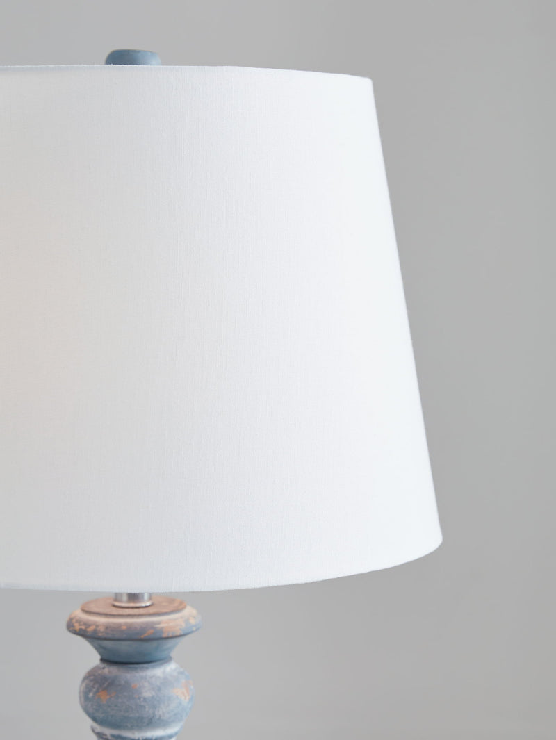 Cylerick - Terracotta Table Lamp - Antique Blue - R&R Furniture Gallery (Fountain Valley, CA)