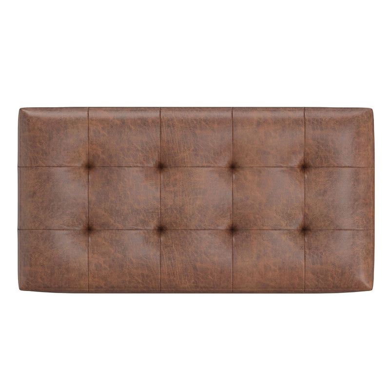 Cosmopolitan - Upholstered Storage Ottoman - R&R Furniture Gallery (Fountain Valley, CA)