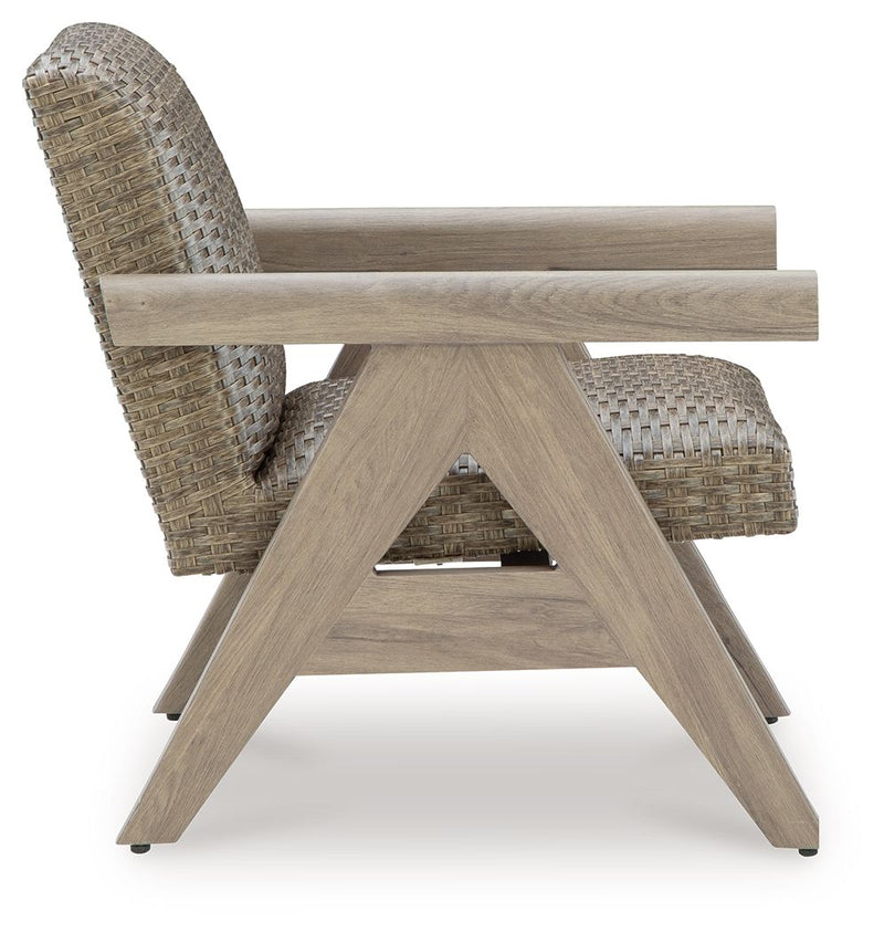 Cliff Trails - Rocking Lounge Chair - Beige - R&R Furniture Gallery (Fountain Valley, CA)
