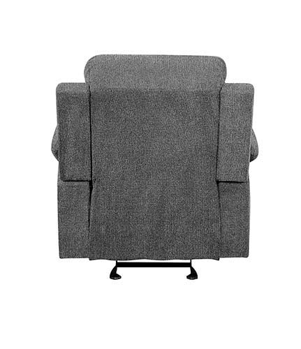 Kalen - Motion Glider Recliner - Gray Chenille - R&R Furniture Gallery (Fountain Valley, CA)