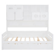 Daybed With All-In-One Cabinet And Shelf - R&R Furniture Gallery (Fountain Valley, CA)