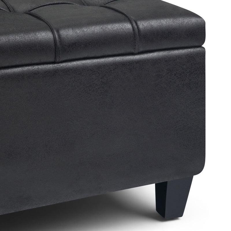 Harrison - Upholstered Coffee Table Storage Ottoman - R&R Furniture Gallery (Fountain Valley, CA)