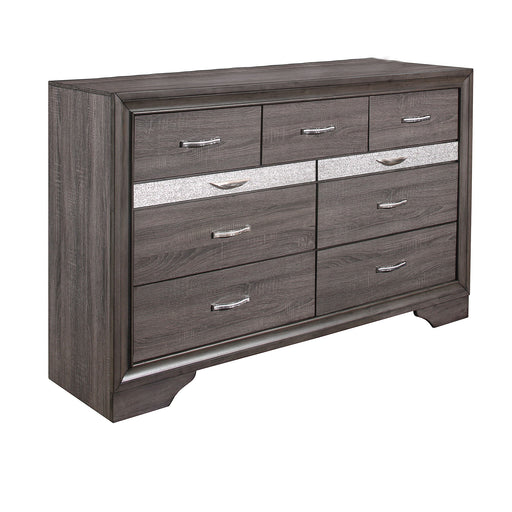 Ryder - Sparkle Dresser - Gray - R&R Furniture Gallery (Fountain Valley, CA)