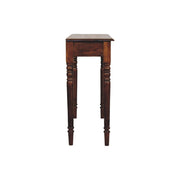Artisan Furniture turned legs drawer console table with storage drawer and elegant wooden legs, ideal for entryways or living rooms.